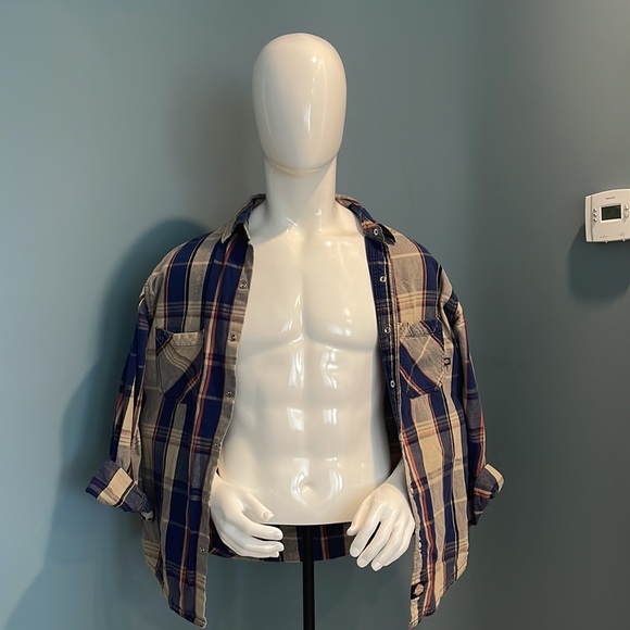 DICKIES - Long Sleeves Button Down Shirt -XL - Picture 3 of 9